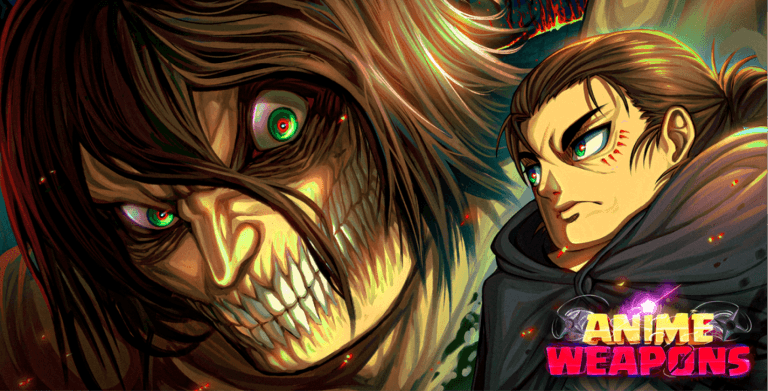 Anime Weapons redeem codes menu screenshot